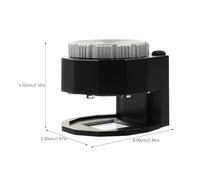 GETAJGHSD Loupe Portable à Main 30X LED UV Lumière Violette Verre Optique Haute Définition Grossissement Variable Réglable Noire pour Bijoux Antiquités et Inspection de Précision