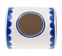 GETAJGHSD Maison Rafraîchissante en Céramique Bleue pour Lapin Chinchilla et Hamster Nid d'Été pour Petits Animaux 1 Pièce pour Rafraîchir et Offrir Un Refuge Confortable