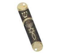 GETAJGHSD Mezuzah Décoratif avec Plaque Religieuse Juive pour Porte Judaica Doré Et Décoration Intérieure Spirituelle