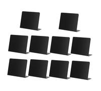GETAJGHSD Mini Tableaux Noirs Étiquettes Alimentaires 10pcs pour Restaurant en Pvc Panneaux D'affichage à Messages Décoratifs pour Buffet et Dîner