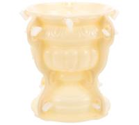 GETAJGHSD Moule à Jardinière Rond en Plastique Blanc Non Adhérent et Facile à Nettoyer pour Fabrication de Pots de Fleurs Style Européen pour DIY et Artisanat