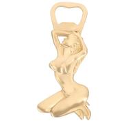 GETAJGHSD Ouvre-Bouteille Décoratif Mural en Métal Maison, Design Déesse Beauté, Ouvre-Capsule Vintage en Laiton pour Femme, Accessoire Pratique