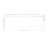 GETAJGHSD Palette Transparente Compartiments pour Fards à Paupières Rangement Maquillage Compact et Portable Boîte Cosmétique de Voyage Polyvalente pour Organiser Poudres et Blushs