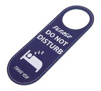 GETAJGHSD Panneau Accroche Porte Double Sided Cuir PU Signe Veuillez Ménage et Ne Déranger pour Hôtels et Auberges Élégant et