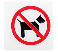 GETAJGHSD Panneau Interdiction Chiens pour Commerce Signalisation Entrée Résistante et Facile à Installer Avertissement Interdit Animaux