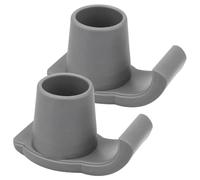 GETAJGHSD Patins en et pour Déambulateur Canne, Accessoires Antidérapants Plastique Léger 2 Pièces, Skis de Adaptés Stabilité Assurée Randonnée pour Toute Surface