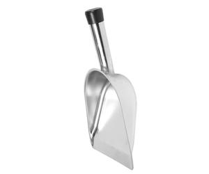 GETAJGHSD Pelle à Poussière Cuisine en Acier Inoxydable Épais Surface Lisse Bavure, Poignée Droite en Pp, pour Bureau et Usage Domestique