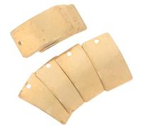 GETAJGHSD Pendentifs en Cuivre Concaves Dorés Accessoires pour Porte-clés et Création Artisanale 50pcs Simple et Créatif pour Fabrication de Bijoux