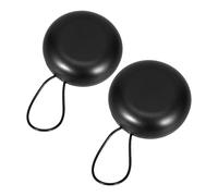 GETAJGHSD Petit Étui Rond en Plastique pour Bouchons D'oreilles, Boîte de Rangement 2pcs, Léger et Pratique, pour Piscine et Plage en Noir