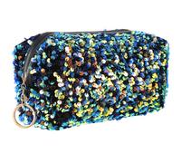 GETAJGHSD Petite Trousse de Toilette de Voyage Bleue en Tissu Oxford, Paquet de Maquillage Portable Multifonction, Grosse Capacité Carrée pour Femmes Lors de Déplacements Plusieurs Styles