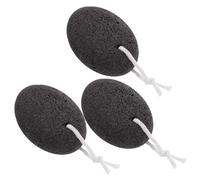 GETAJGHSD Pierre en Lave Naturelle 3pcs pour Pédicure à Domicile, Élimine les Callosités et Peaux Mortes, Outil Exfoliant pour Mains et Pieds