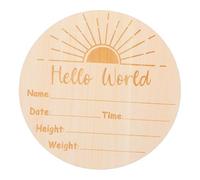 GETAJGHSD Plaque Annonce Ronde Pour Panneau De Naissance Personnalisable Accessoire Photo Et Décoration De Chambre