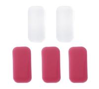 GETAJGHSD Plaque de Greffe en Silicone pour Extension de Cils 5pcs Surface Lisse et Facile à Nettoyer, Design Délicat et Taille Compacte pour Salon de Beauté