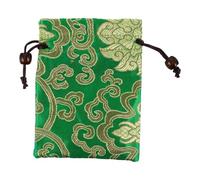 GETAJGHSD Pochette en Soie Chinoise Traditionnelle avec Cordon de Serrage pour Bijoux et Bols Chantants Légère et Portable Trousse Multifonctionnelle de Rangement pour Bijoux et Objets
