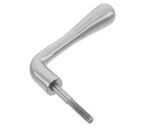 GETAJGHSD Poignée de Porte de Poêle à Bois en Acier Inoxydable Argenté, Résistance Chaleur Extrême, Design Élégant pour Décoration de Cheminée et Réunions Festives