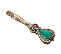 GETAJGHSD Poignée de Tampon Métal Lisse pour Cachet de Cire Ergonomique et Remplacement pour Sceaux de Mariage et Scrapbooking Manche Pratique et Confortable à Tenir