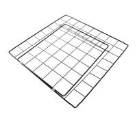 GETAJGHSD Porte de Cage en Fer 35X35 CM Noire Ouverture Intérieure, Accessoire Modulable pour Enclos de Chat et Lapin, Panneau de Porte à Monter Soi-Même