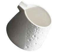 GETAJGHSD Pot à Lait en Céramique Blanc 225 Ml Bec Verseur, Pichet à Crème pour Café et Thé, Récipient à Lait Multifonction pour Barista et Service en Restauration