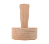 GETAJGHSD Presse à Tartelettes Rond 8 CM en Bois de Hêtre Poussoir Amovible, Outil Pâtissier pour Moule à Tartelette, Cuisson Uniforme Cuisine Maison et Professionnelle