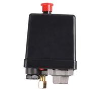 GETAJGHSD Pressostat Compresseur D'air Automatique 220v 90-125psi Contrôle Vertical Trou en Plastique Technique et Aluminium pour Usage Domestique