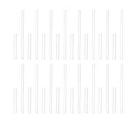 GETAJGHSD Protège-Tiges de Boucles d'Oreilles en Silicone Transparent 100 Pièces, Manchons Arrière Hypoallergéniques, Tailles 0,8 CM et 2 CM, pour Port Quotidien et Occasions Festives