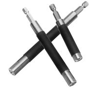 GETAJGHSD Rallonges pour Embouts Magnétiques Utilisation Pratique et Solide Lot de 3 en Acier Allié Tige Rétractable, Porte-embout Flexible pour Extension Perceuse