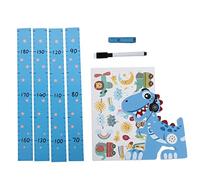 GETAJGHSD Règle de Hauteur Amovible pour Garçon Fille Sticker Décoratif Murale Animaux Cartoon Mesure de Décoration de Chambre Garçon Fille Facile à Installer et Réutilisable