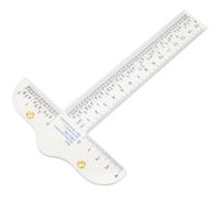 GETAJGHSD Règle en T Transparente en Plastique pour Mesure et Tracé Précis, Accessoire Polyvalent pour Travaux D’Artisanat et Pliage de Textiles, Usage Créatif