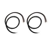 GETAJGHSD Remplacement des Crins D'archet de Violon en Crin de Cheval Naturel Noir, Préparé pour Re-hairing, Qualité de Prise pour Archet de Violon ou Alto