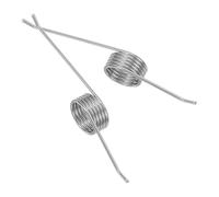 GETAJGHSD Ressort de Torsion pour Couvercle de Poubelle, Acier Inoxydable Robuste, 0.6 X 7 Mm, Lot de 2, Ressorts de Remplacement pour Réparation de Seau à Déchets, Usage Domestique