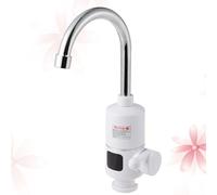 GETAJGHSD Robinet Mitigeur Eau Chaude et Froide Chauffe-Eau Instantané et Affichage Numérique pour Évier Cuisine, Bec Pivotant 360 Degrés, Mitigeur Thermostatique Acier Inoxydable