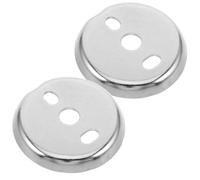 GETAJGHSD Rondelles de Fixation Base Stable et Résistance à Vapeur Kit de 2 Pièces pour Porte-serviettes en Acier Inoxydable Argenté Base Stable et Résistance la Vapeur pour Salle de Bain