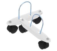 GETAJGHSD roulettes Flexibles pour Radiateur à Huile et Chauffage au Gaz Support Métallique Rotatif Base Stable Accessoire de Remplacement pour Radiateurs Électriques et Chauffage de