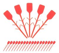 GETAJGHSD Scellés de Sécurité Rouges pour Extincteurs en Plastique, Lot de 300 Pièces Goupilles Faciles à Utiliser pour Prévenir la Perte et Protéger Les Accessoires