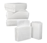 GETAJGHSD Serviettes en Papier Pratiques Mains, 5 Paquet de 120 Feuilles Blanches, Multi-usages et Douces Peau, Cuisine et Lieux Commerciaux