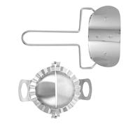 GETAJGHSD Set de Moules à Raviolis en Acier Inoxydable 304, Outil pour Emballer les Raviolis, Pliage Arrondi, Presse Facile sans Abîmer les Mains, Cuisine Maison