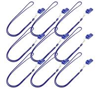 GETAJGHSD Sifflets d'urgence Son Puissant et Net Lot de 36 en Plastique Bleu avec Cordon Design Solide, Léger, pour Sport, Randonnée et Situations d'urgence