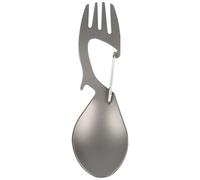 GETAJGHSD Spork Outil Léger en Titane pour Camping Multifonction Fourchette et Cuillère Pliantes pour Pique-niques et Activités de Plein Air