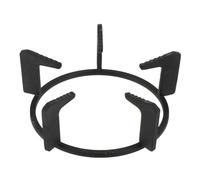 GETAJGHSD Support Cuisine Sûre et Stable en Fonte Noire Antidérapante pour Cuisinière à Gaz 5 Pieds Épais et Design à Multiples Fentes