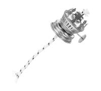 GETAJGHSD Support De Mèche pour Lampe à Pétrole Embout De Lampe avec Culot à Vis De Fixation Accessoire Rétro pour Cheminée Régulateur Métallique pour Luminosité