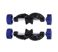 GETAJGHSD Support de Pince à Angle Droit 2 Pièces en Alliage, Pince à Double Vis pour Bricolage et Laboratoire