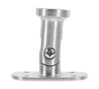 GETAJGHSD Support de Rampe D'escalier en Acier Inoxydable Argenté, Facile à Installer, Design Moderne et Élégant pour Main Courante Intérieure D'escalier