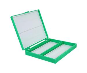 GETAJGHSD Support de Rangement pour Lames de Microscope en Plastique, Équipé de Compartiments Numérotés, Adapté aux Laboratoires Éducatifs et Recherches Biologiques