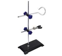 GETAJGHSD Support Miniature en Fer pour Laboratoire Chimique, Support Rétorsion Pince, Usage Portable pour Flacons et Béchers en Laboratoire Style Aléatoire