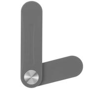 GETAJGHSD Support Portable Magnétique pour Smartphone et Ordinateur Portable en Abs et Fer, Pliable et Compact, pour Bureaux et Cafés, Maintien Ferme et Pratique