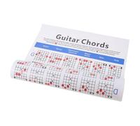 GETAJGHSD Tableau D'accords pour Ukulélé et Guitare en Papier, Guide D'apprentissage pour Débutants, Améliore les Compétences et L'efficacité D'apprentissage des Garçon et Filles