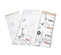 GETAJGHSD Tableau De Taille Pour Garçon Et Filles 20x200 Cm Toile Imprimée Motif Savane Afrique Pour Chambre Bébé Décoration Murale Croissance Garçon Et Filles Pédagogique