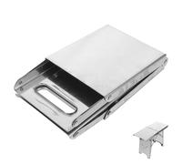 GETAJGHSD Tabouret Siège Compact Pliant Portable Léger en Acier Inoxydable Capacité de Charge 220lbs pour Camping en Plein Air et Chantiers