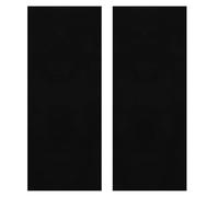 GETAJGHSD Talonnette en Silicone Noire Antidérapante pour Réparation de Semelles de Chaussures à Talons Hauts, Résistante à L'usure, Forme Ondulée, pour Marcher sur Diverses Surfaces