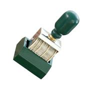 GETAJGHSD Tampon Date DIY Roller Knob pour Scrapbooking Sceau Vintage à Date Outil de Bricolage Facile à Utiliser pour Papeterie et Poignée Verte Ergonomique